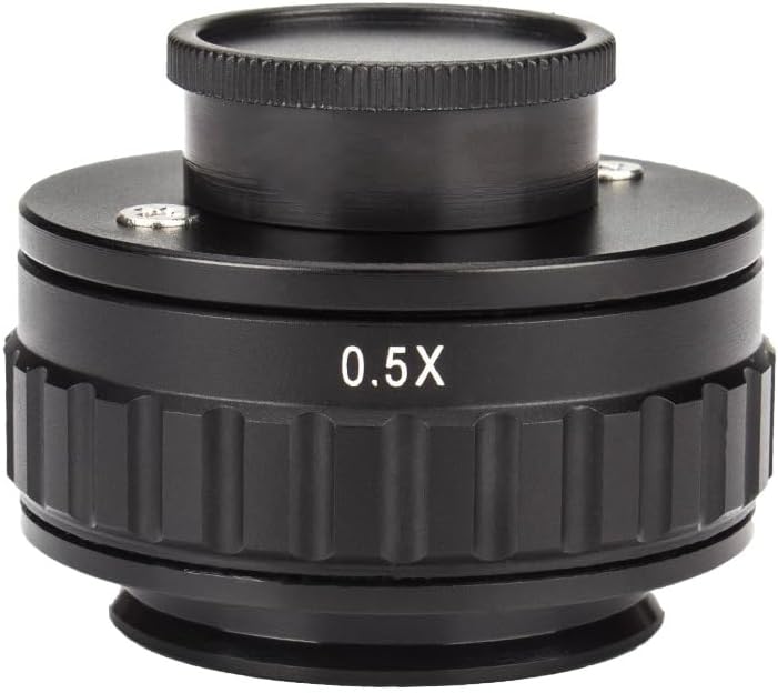 WintopScope C Mount Adapters Lens 0.5X CTV for Trinocular Stereo Microscope 38MM Interface - Image 4